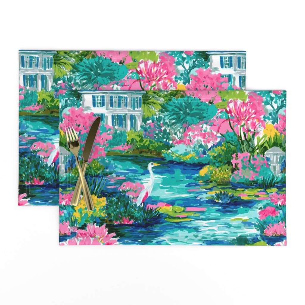 The Eagle's Nest In Pink And Teal